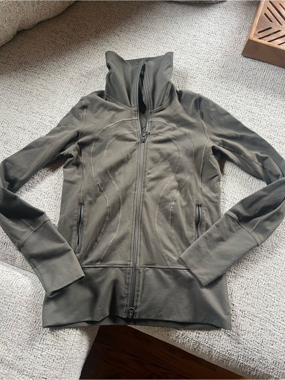 lululemon athletica Olive Green Full-Zip Utility Jacket